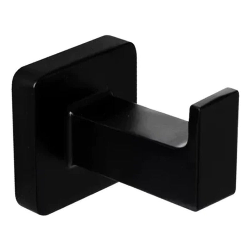 Juego De Accesorios Para Baño Negro Mate
