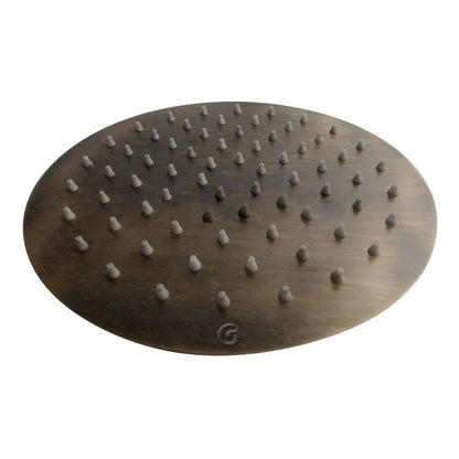 Ducha Vintage Bronce Antiguo 25cm Incluye Tubo