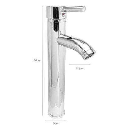 Kit Lavamanos Rectangular+grifo Monocontrol Cromo Curva+push