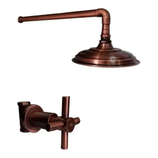 Ducha 20cm Con Tubo Y Registro
