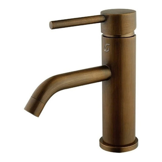 Griferia Lavamanos Monocontrol Bronceantiguo Mate - Lujo Pos