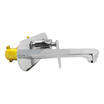 Grifería Monocontrol Para Lavamanos De Pared Redondo
