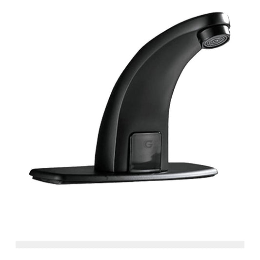 Grifería Llave Lavamanos Sensor Negro Mate