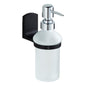 Dispensador De Jabon Liquido Negro En Vidrio