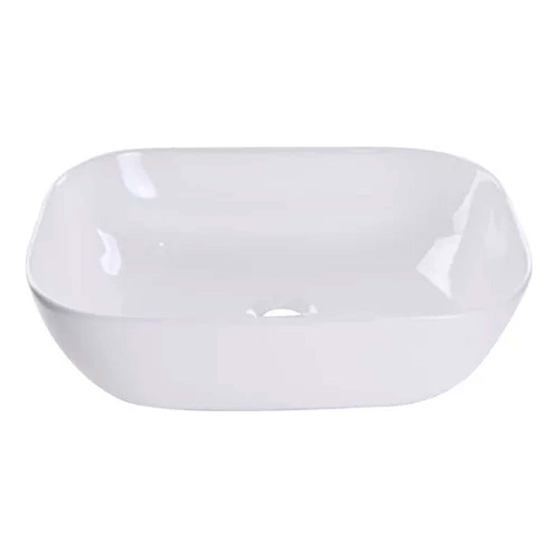 Lavamanos Rectangular Porcelana Blanco 455x325x135