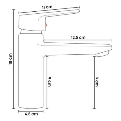 Kit Placa Doble Lavam.121*46.5cm+griferia Monoc+push Flex21