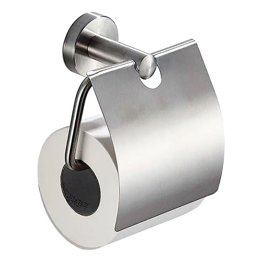 Porta Rollo Para Baño Metálico Satinado