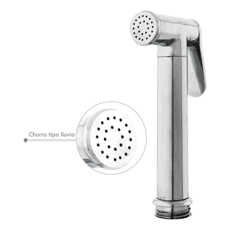 Spray O Ducha De Mano Bidet Zamak Cromada