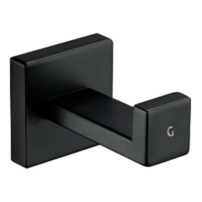 Juego De Accesorios Para Baños 4 Piezas, De Lujo Negro Mate