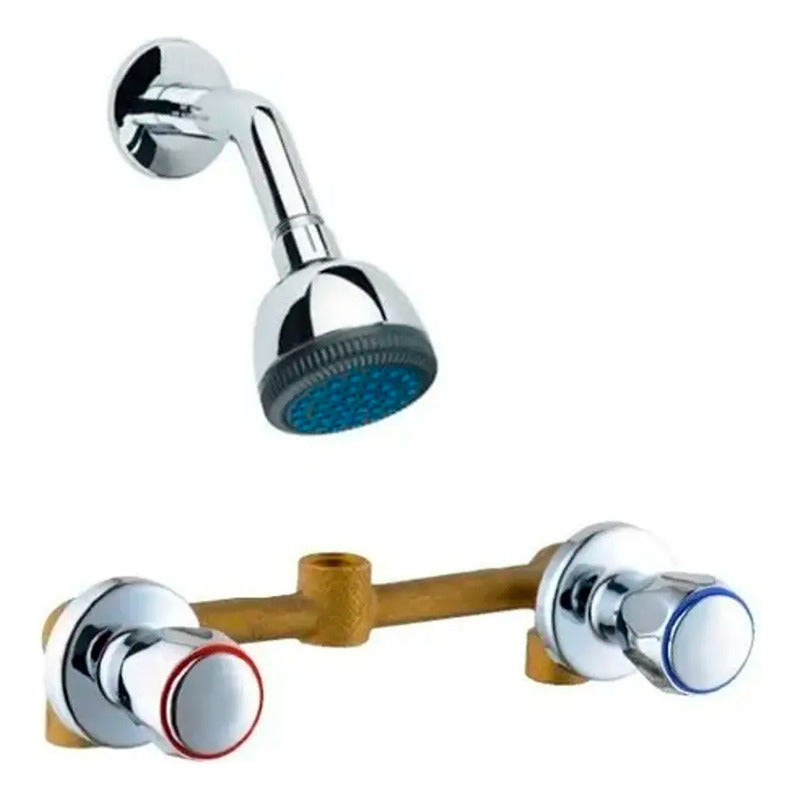 Kit Mezclador + Ducha Vander 8 Pulgadas