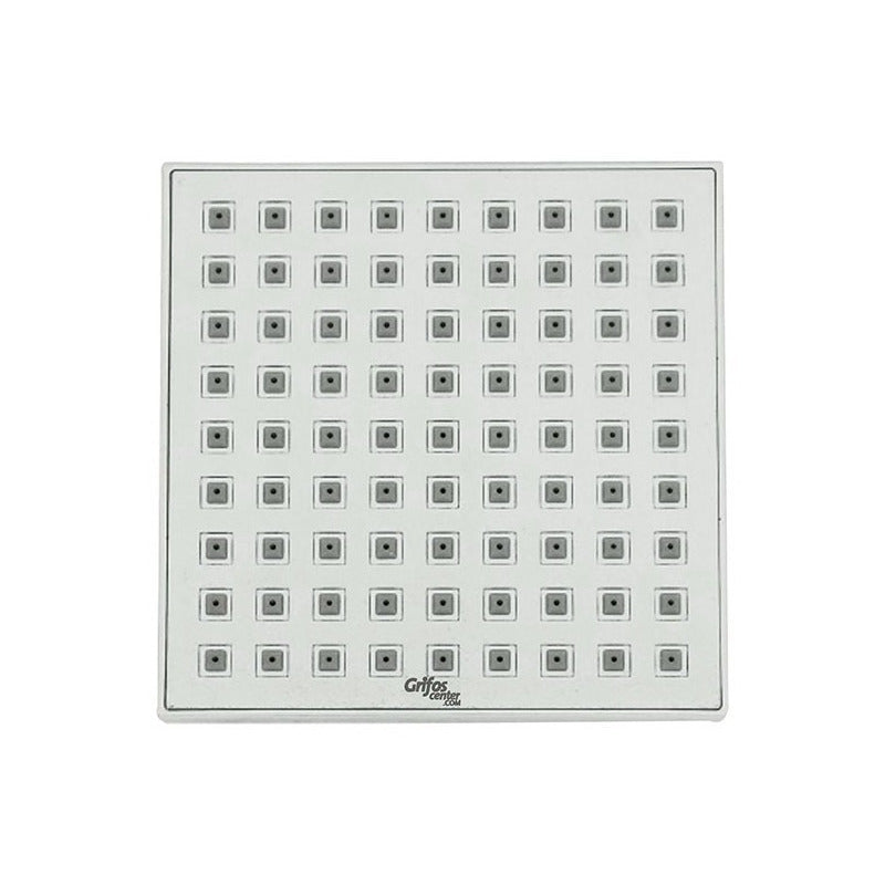 Ducha Cuadrada Plástica 4puLG