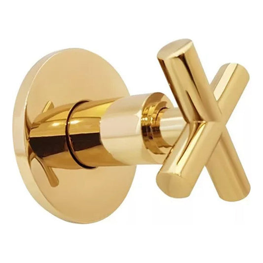 Manija/registro Para Ducha Crucetta Novo Gold Vintage