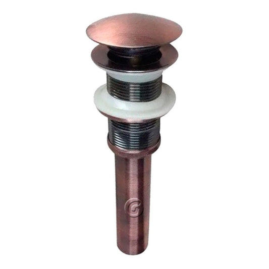 Desague Tipo Push Vintage Cobre Antiguo