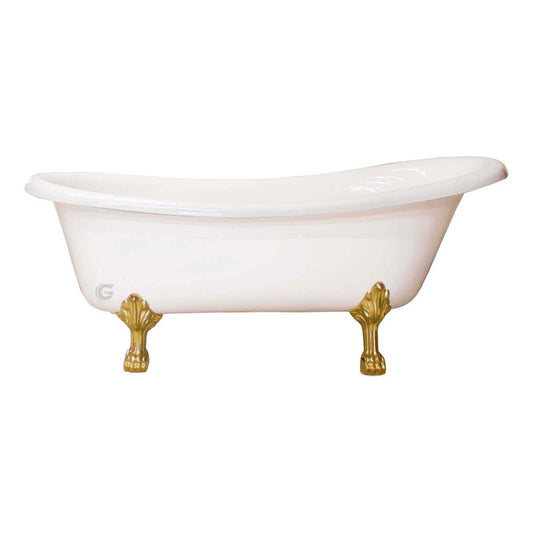 Tina Bañera Santorini Patas Fenix Vintage 1,72mt X 77 X 73cm