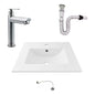 Kit Placa Lavamanos 51*46.5cm+griferia Agua Fr+push Flex. 6