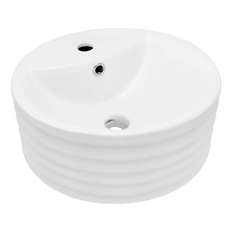 Lavamanos Redondo Vessel Blanco