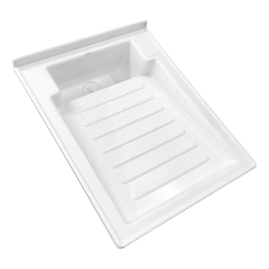 Lavadero Plastico 60*46cm Blanco