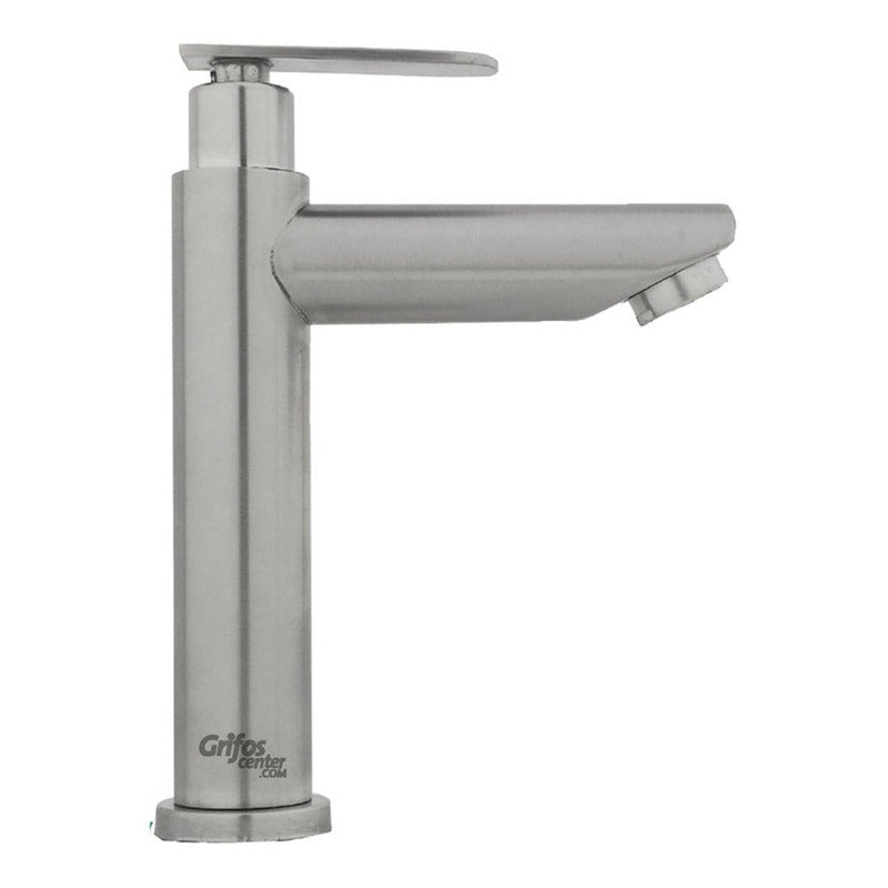 Grifería Lavamanos Agua Fría Baja Satin Cylinder