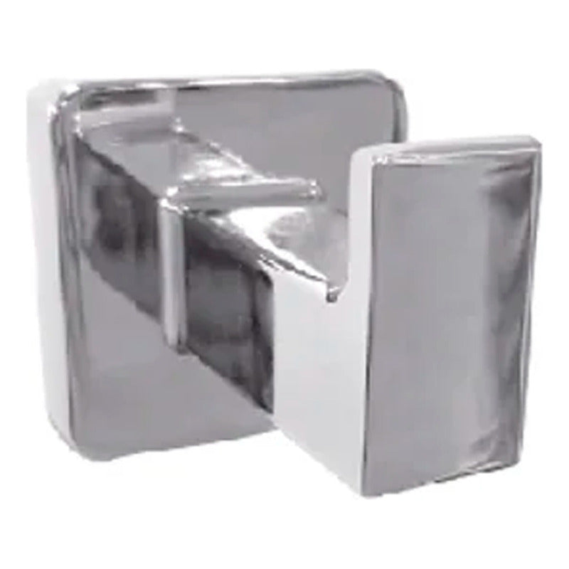 Perchero Para Baño Cuadrada Para Baño Cromada