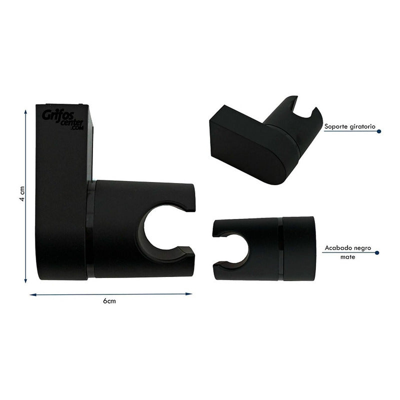 Soporte De Teleducha Negro