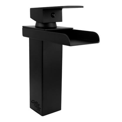 Mezclador Lavamanos Acero Inoxidable Color Negro