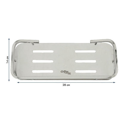 Repisa De Baño Rectangular En Acero