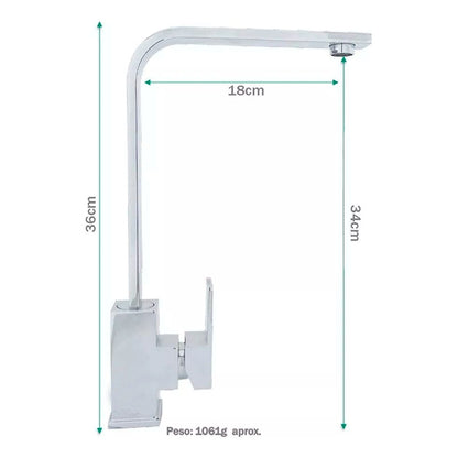 Combo Lavaplatos 60*45cm+griferia Cromo+dispensador Y Acc