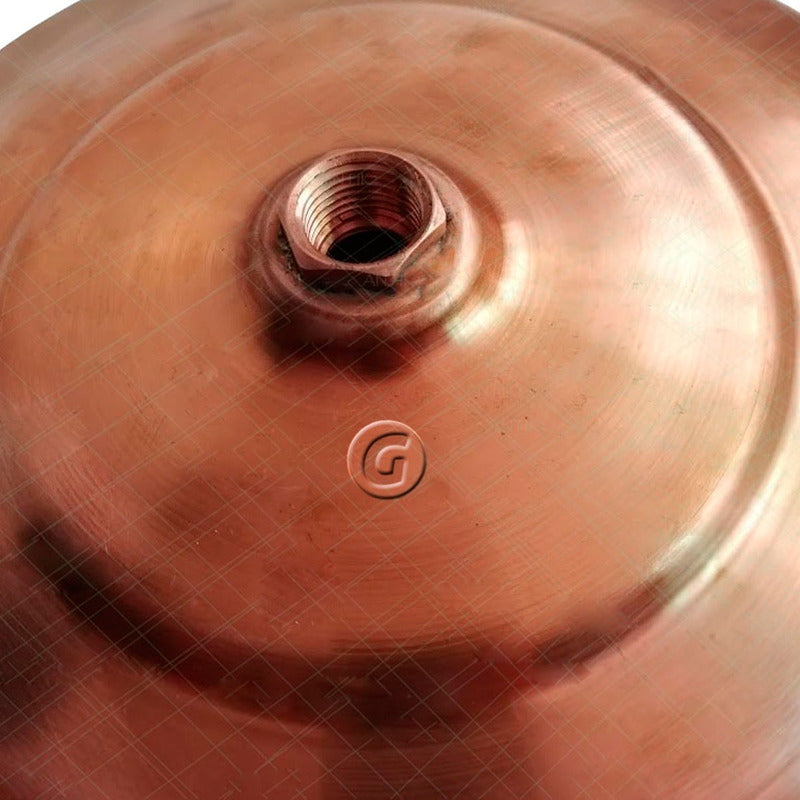 Ducha En Cobre 20cm Sin Tubo