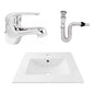 Kit Placa Lavam.51*46.5cm+griferia Monocontrol+push Flex20