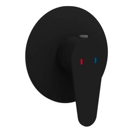 Mezclador Ducha Monocontrol Negro Mate Vermont