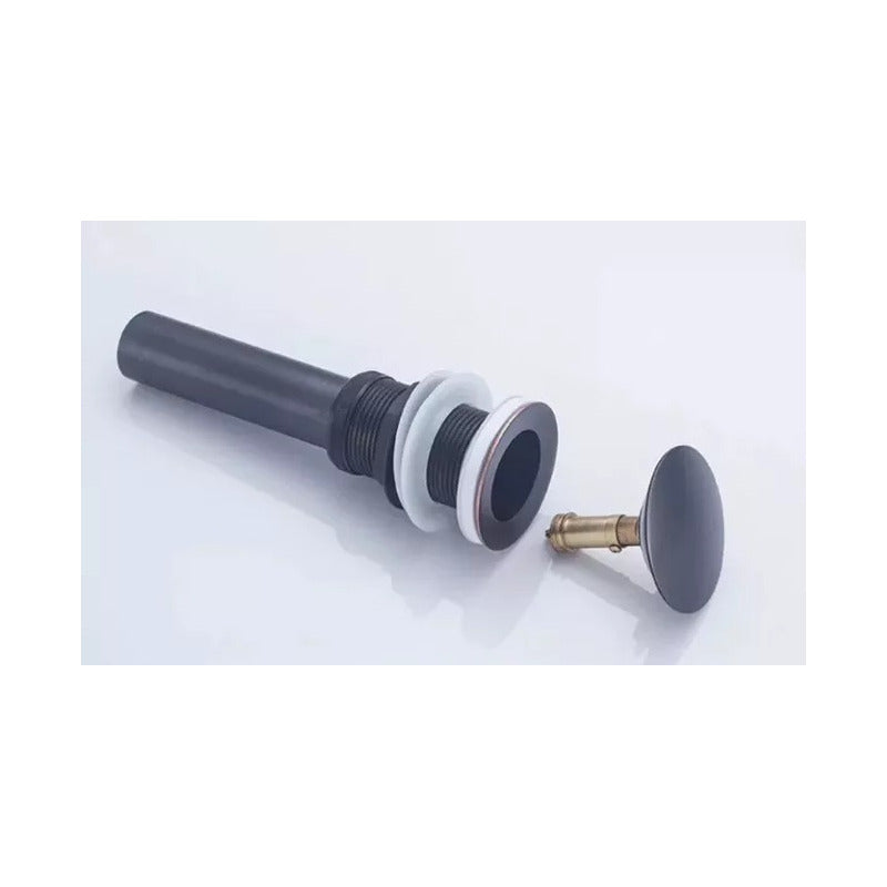 Desague Push Cobre Negro Mate
