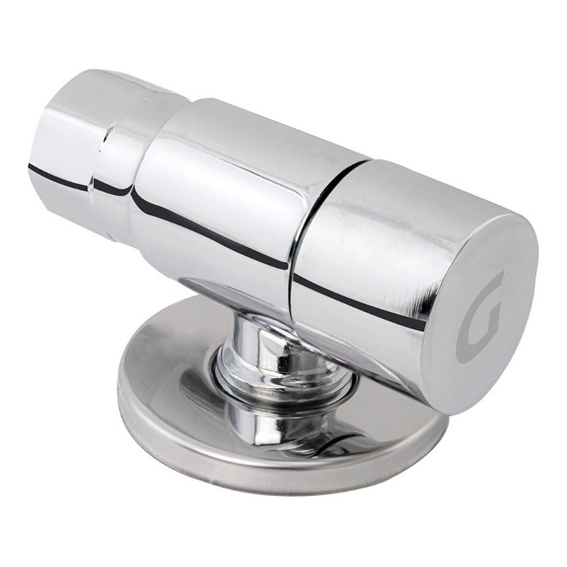 Registro En Bronce Cromado Salida De 1/2