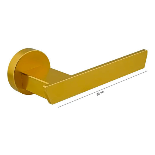 Toallero Corto Para Baño Aluminio Dorado Cepillado Amat