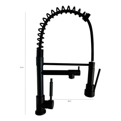 Combo Lavaplatos 60*45cm+griferia Lvp Negra 1905+ Accesorios