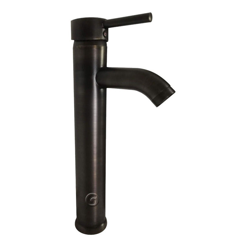 Griferia Monocontrol Tubular Vintage Bronce Invertido