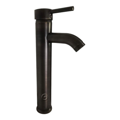 Griferia Monocontrol Tubular Vintage Bronce Invertido