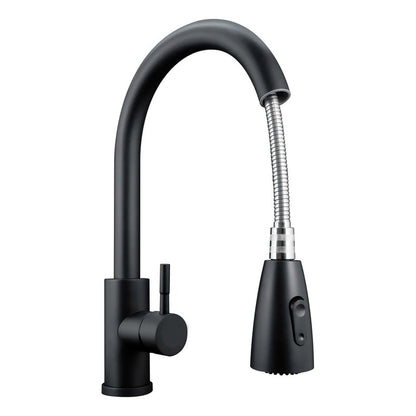 Llave Griferia Extraible Negra Lavaplatos