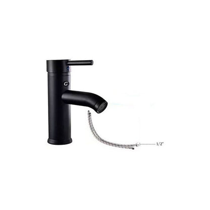 Monocontrol Lavamanos Negro Bajo