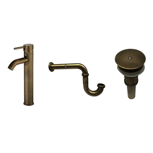 Kit Griferia Vintage Bronce Antiguo