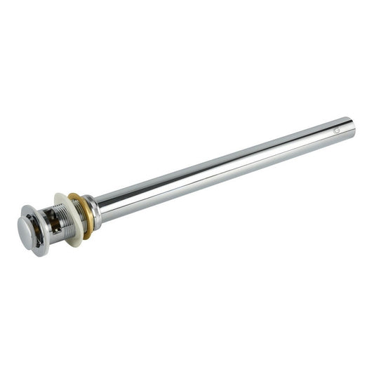 Desagüe De Push Metalico Con Rebose En Acero Inox.