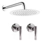 Kit Ducha 20cm Tubo + Mezclador Ducha + Manijas Mucca