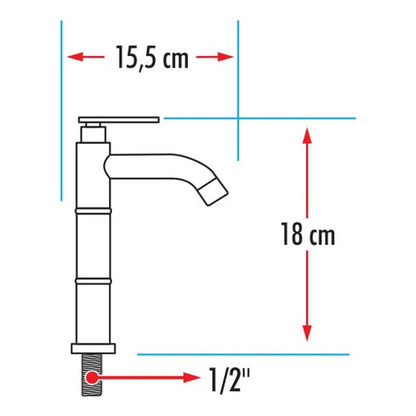 Kit Ducha Cuadrada Satín 20cm-grifería Agua Fría-monocontrol