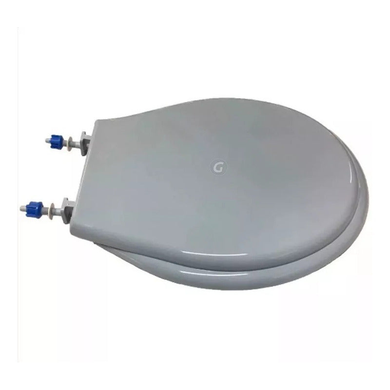 Asiento Universal Para Sanitario Redondo Belo Gris