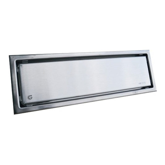 Rejilla Sifón Piso Invisible 30cm X 10cm Acero 304