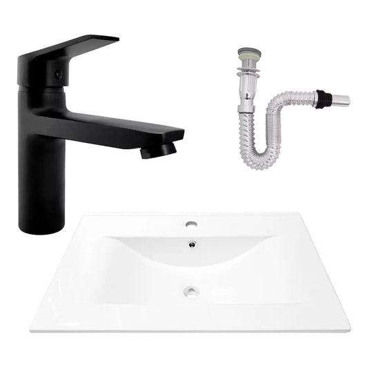 Kit Placa Lavam. 71*46.5cm+griferia Monocontrol+push Flex21