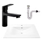 Kit Placa Lavam. 71*46.5cm+griferia Monocontrol+push Flex21