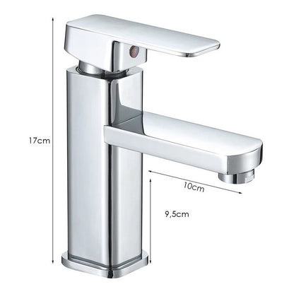 Griferia Monocontrol Para Lavamanos Baja Cromado