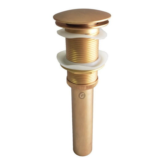 Desague Push En Zinc Oro Laton Vintage