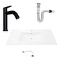 Kit Placa Lavamanos 101*46.5cm+griferia Agua Fria+push Flex9