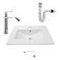 Kit Placa Lavamanos 61*46.5cm+griferia Agua Fria+push Flex.1